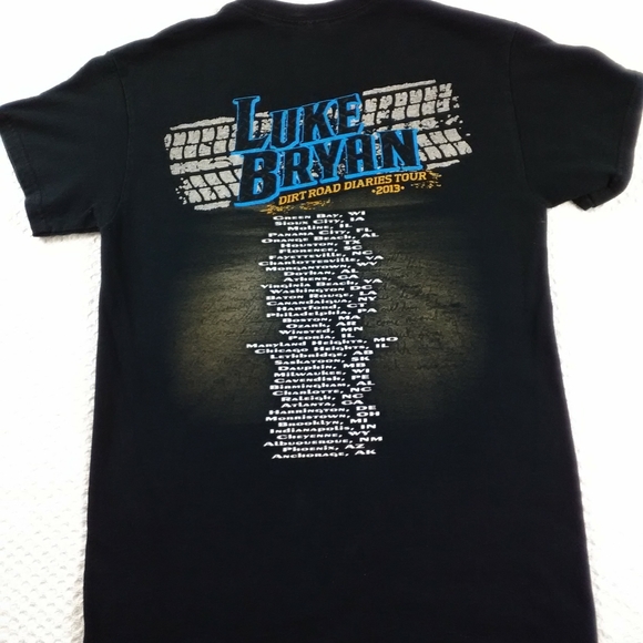 NEW ADULT SMALL LUKE BRYAN CONCERT TEE - Picture 5 of 8